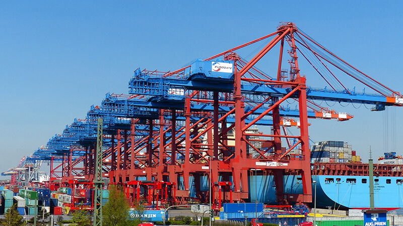 Hamburger Hafen Kräne